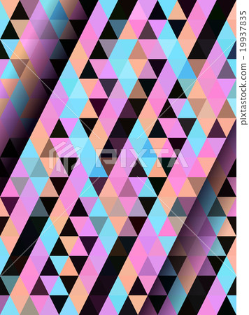 Color straight triangle pattern - Stock Illustration [19937835] - PIXTA