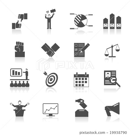 Election Icons Set 19938790