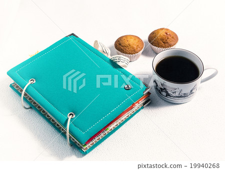 scrapbooking, album, coffee 19940268