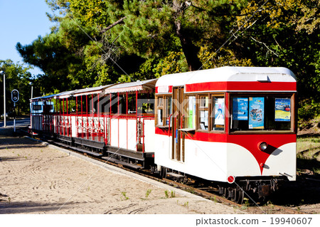 narrow gauge railway, St-Troyan-Les-Bains, France narrow gauge railway, St-Troyan-Les-Bains, France 19940607