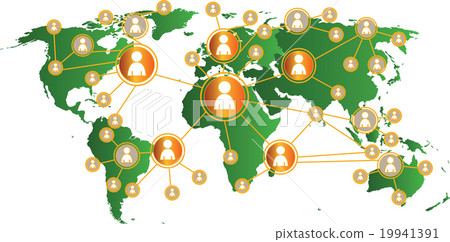 social media global network social media global network 19941391