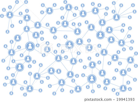 social media icons / illustration - network 19941393