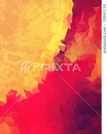 Pink triangles and yellow grudge texture-插圖素材 [19942118] - PIXTA圖庫