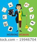 Housewife and businesswoman 19946704