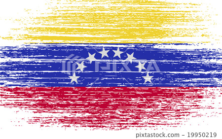 Flag of Venezuela with old texture. Vector Flag of Venezuela with old texture. Vector 19950219