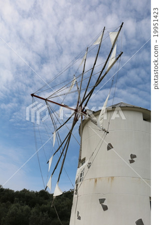 Greek windmill of Shodoshima Olive Park 19951423