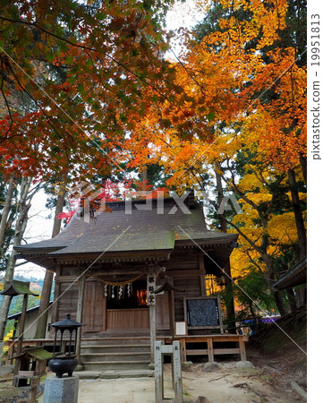 Autumn leaves of Hiraizumi Chusonji, a World Heritage Site Autumn leaves of Hiraizumi Chusonji, a World Heritage Site 19951813