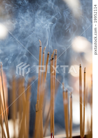 Joss stick pray respect to Buddha Joss stick pray respect to Buddha 19952114