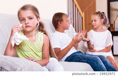 Little girl is jealous sister of stepbrother Little girl is jealous sister of stepbrother 19952971