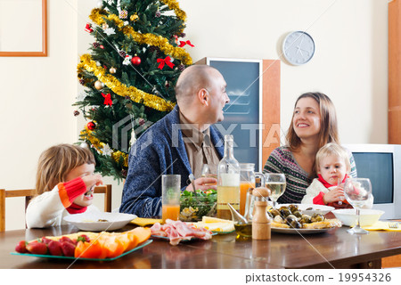 Family at Christmas 19954326