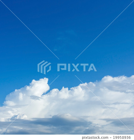 cloud on clear blue sky cloud on clear blue sky 19958936