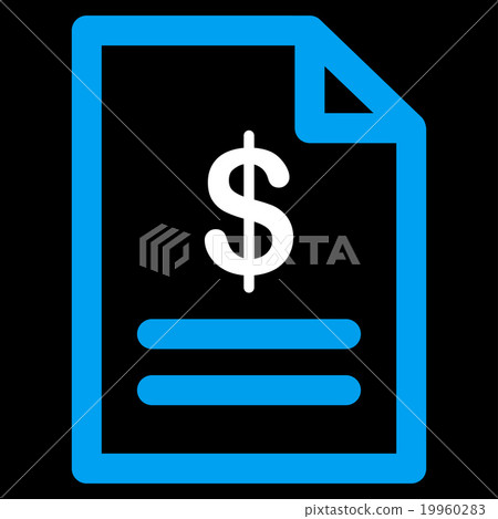 Invoice Flat Icon 19960283
