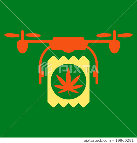 Drugs Drone Delivery Icon Drugs Drone Delivery Icon 19960291