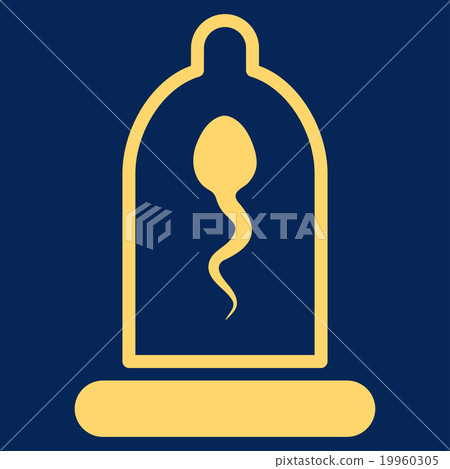 Sperm In Condom Icon Sperm In Condom Icon 19960305