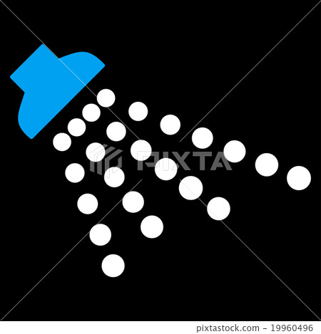 Shower Flat Icon 19960496
