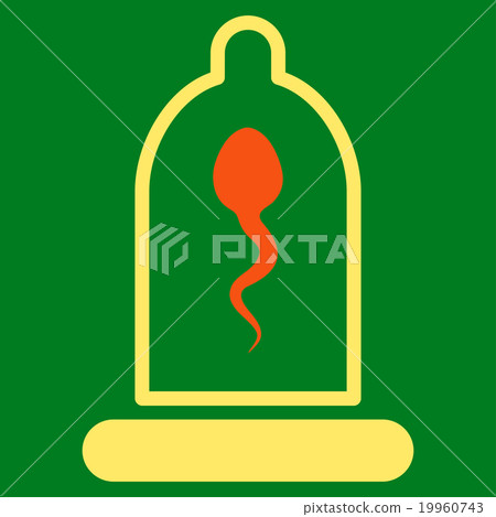 Sperm In Condom Icon Sperm In Condom Icon 19960743