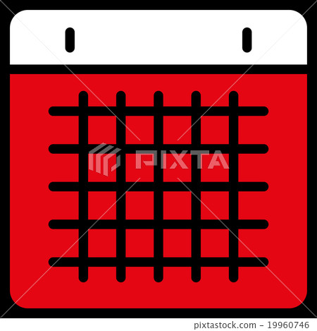 Calendar Flat Icon Calendar Flat Icon 19960746