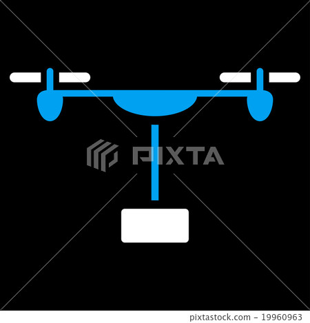 Drone Shipment Icon Drone Shipment Icon 19960963