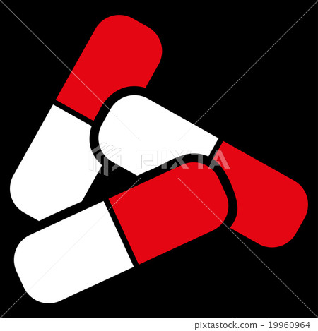 Pills Flat Icon Pills Flat Icon 19960964