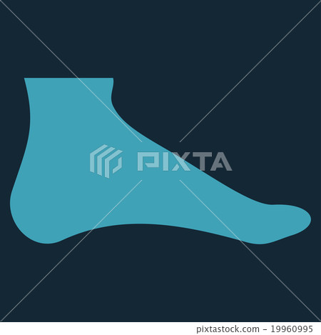 Foot Flat Icon 19960995