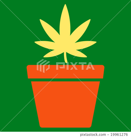 Cannabis Pot Icon 19961276