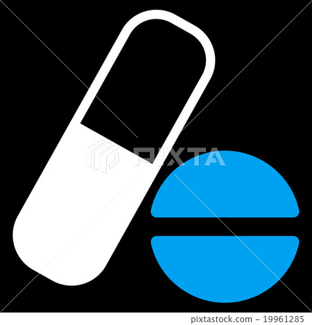 Medication Flat Icon 19961285