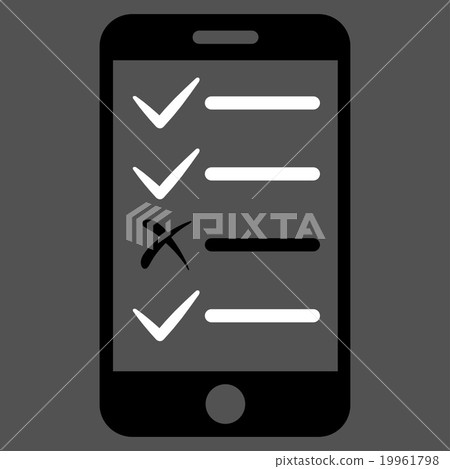 Mobile Test Flat Icon-插圖素材 [19961798] - PIXTA圖庫