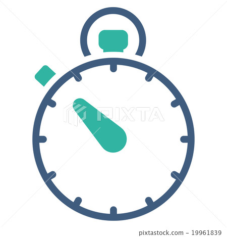 Stopwatch Flat Icon - Stock Illustration [19961839] - PIXTA