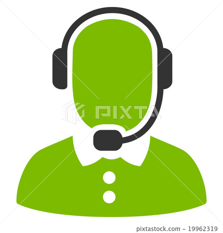 Call Center Operator Icon - Stock Illustration [19962319] - PIXTA