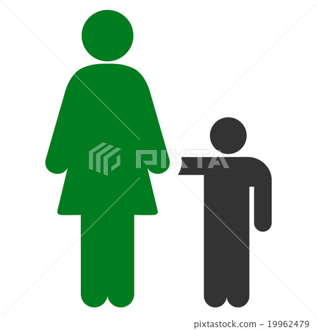 Mother With Son Icon 19962479