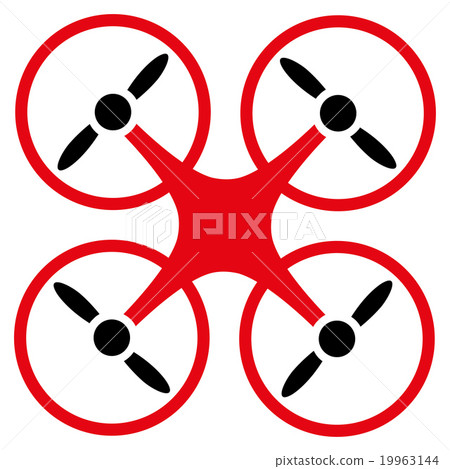 Quadcopter Flat Icon Quadcopter Flat Icon 19963144