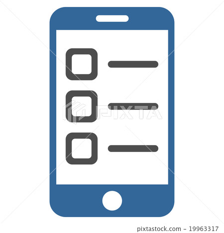 Mobile List Icon Mobile List Icon 19963317
