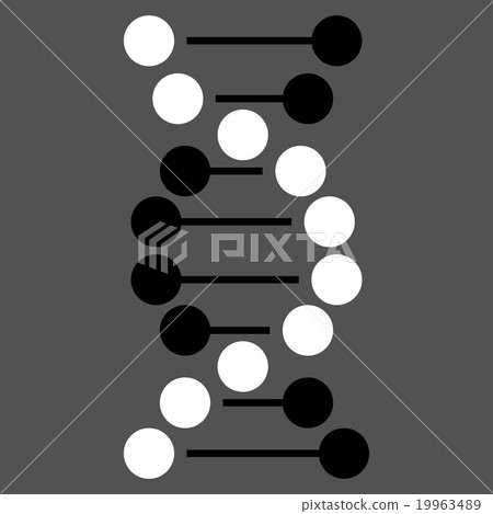DNA Flat Icon DNA Flat Icon 19963489