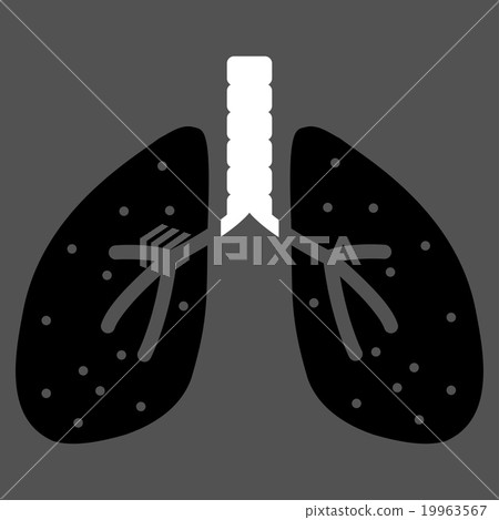 Lungs Flat Icon Lungs Flat Icon 19963567