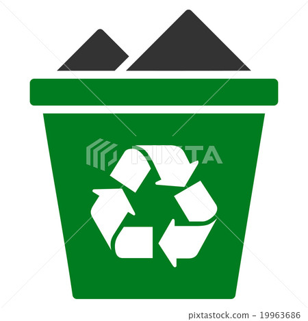 Full Recycle Bin Icon 19963686