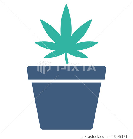 Cannabis Pot Icon 19963713