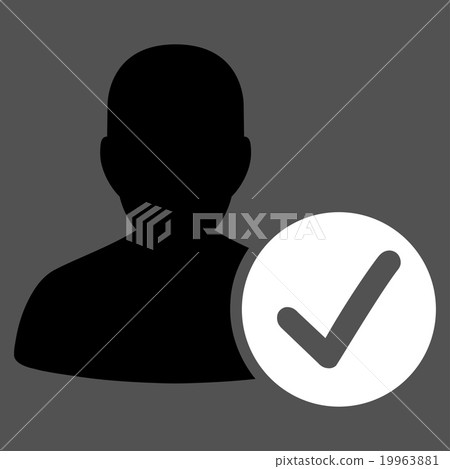 Valid Patient Flat Icon 19963881