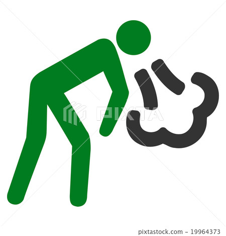 Vomiting Flat Icon Vomiting Flat Icon 19964373