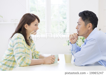 Coffee time couple 19965247