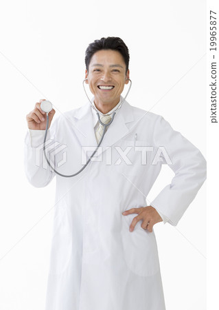 Doctor with stethoscope 19965877