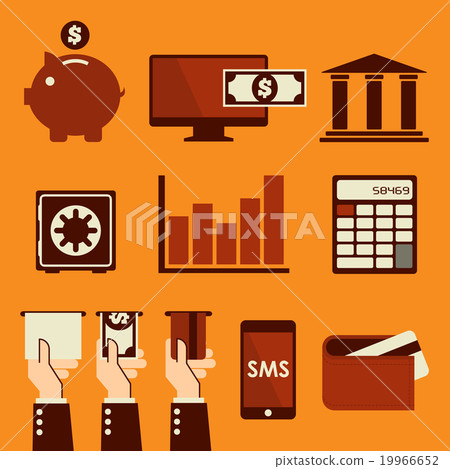 Business and Finance Web Icons Business and Finance Web Icons 19966652