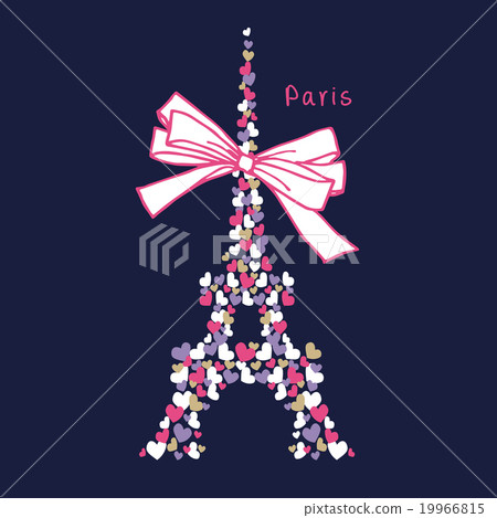 Cute Eiffel Tower 19966815