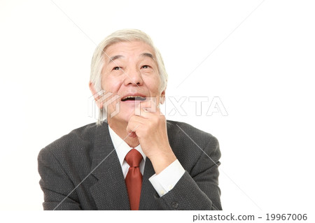 Expecting senior businessmen 19967006