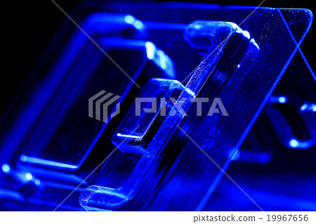 plastic blister pack electronic storage chip background 19967656