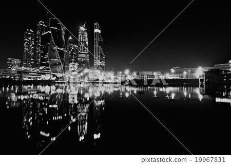 city skyline city lights moscow city landscape city skyline city lights moscow city landscape 19967831