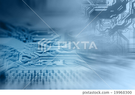 Computer chip background 19968300