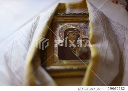 church icon religion stained glass painting on the walls church icon religion stained glass painting on the walls 19969282