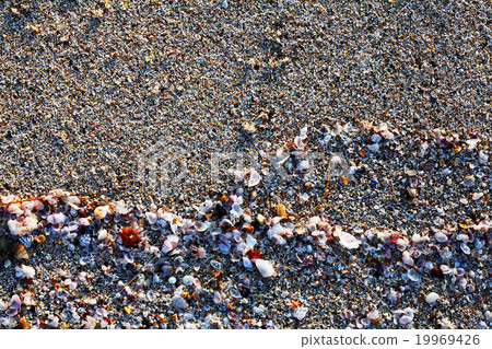 background texture of pebble stone beach background texture of pebble stone beach 19969426