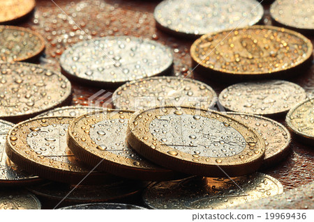 stacks of coins concept dollars euro dollar exchange rate economics stacks of coins concept dollars euro dollar exchange rate economics 19969436