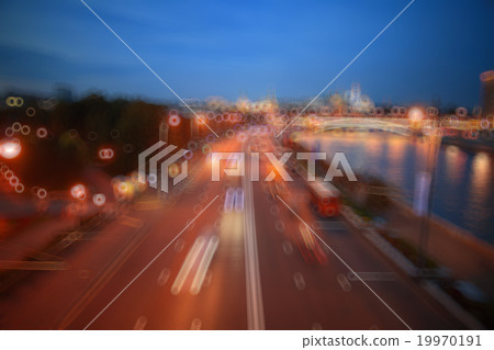 background blur night city traffic lights 19970191